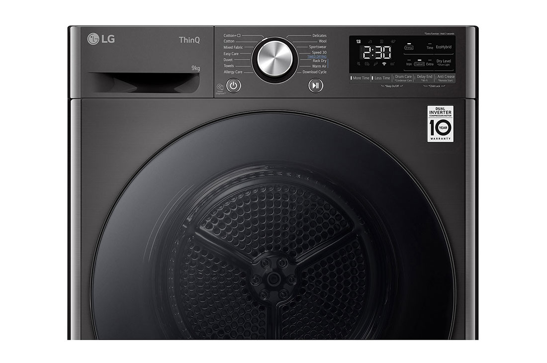 LG Sèche-Linge RH90V9ZVEN | Capacité 9 kg | A+++, Drum view , RH90V9ZVEN, thumbnail 5