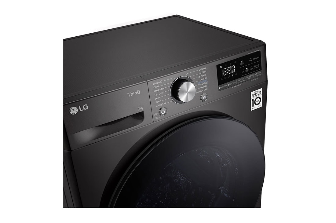 LG Sèche-Linge RH90V9ZVEN | Capacité 9 kg | A+++, Dutch_Detail view, RH90V9ZVEN, thumbnail 3