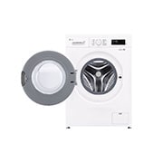 LG Lave-linge  F4X1008NWH  | 8 kg | Classe énergétique A, Front view with door open , F4X1008NWH, thumbnail 2