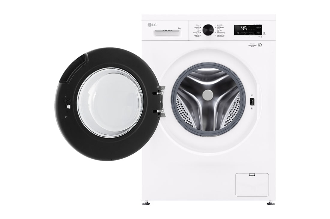 LG Lave-linge 9kg blanc | Inverter Direct Drive™ | Spa Steam™ | A, F4X1009NWB, F4X1009NWB, thumbnail 2