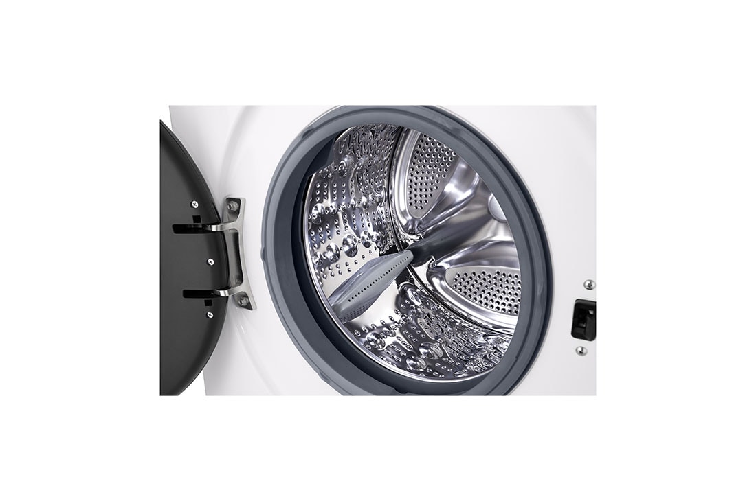 LG Lave-linge 9kg blanc | Inverter Direct Drive™ | Spa Steam™ | A, F4X1009NWB, F4X1009NWB, thumbnail 4
