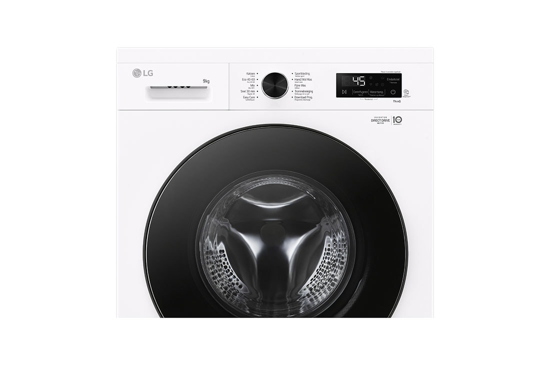 LG Lave-linge 9kg blanc | Inverter Direct Drive™ | Spa Steam™ | A, F4X1009NWB, F4X1009NWB, thumbnail 5