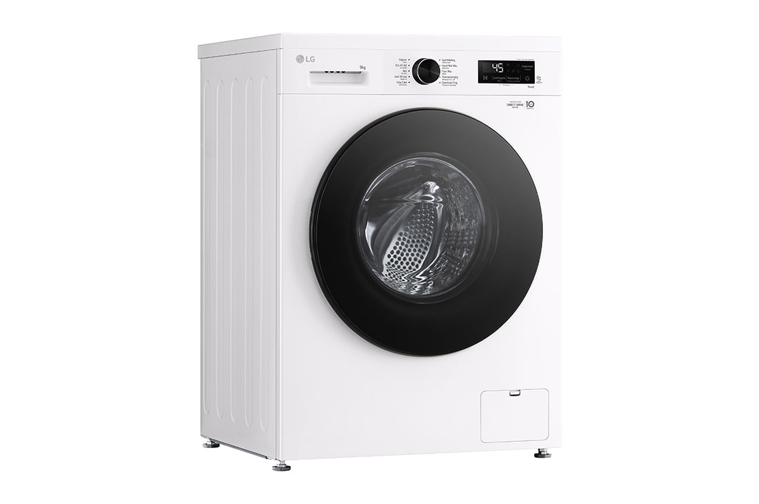 LG Lave-linge 9kg blanc | Inverter Direct Drive™ | Spa Steam™ | A, F4X1009NWB, F4X1009NWB, thumbnail 8