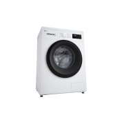 LG 8kg  Lave-Linge F4A10S8NWK Blanc | AI DD™ | Spa Steam  | 6 Motion DD, right perspective, F4A10S8NWK, thumbnail 12