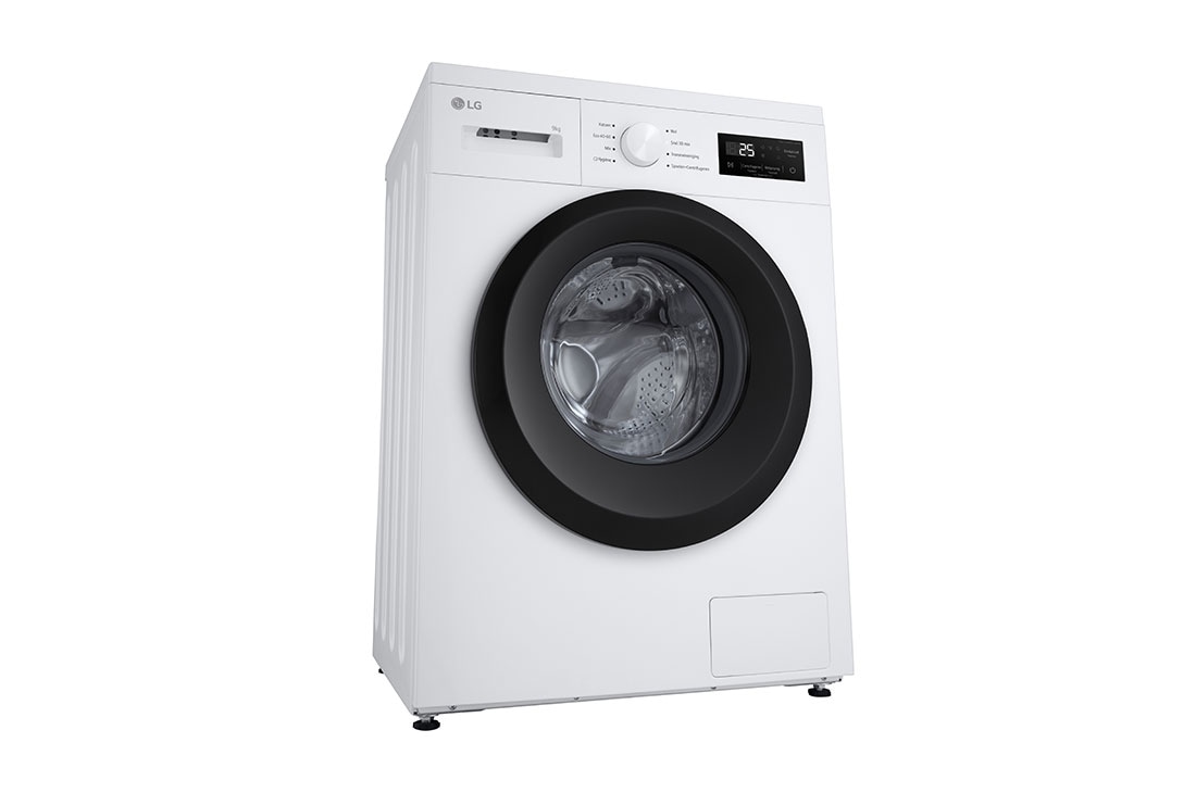 LG Lave-linge 9kg F4A1009NWK Blanc | AI DD™ | Steam+™ | TurboWash™ | 6 Motion DD , bottom left view, F4A1009NWK, thumbnail 10