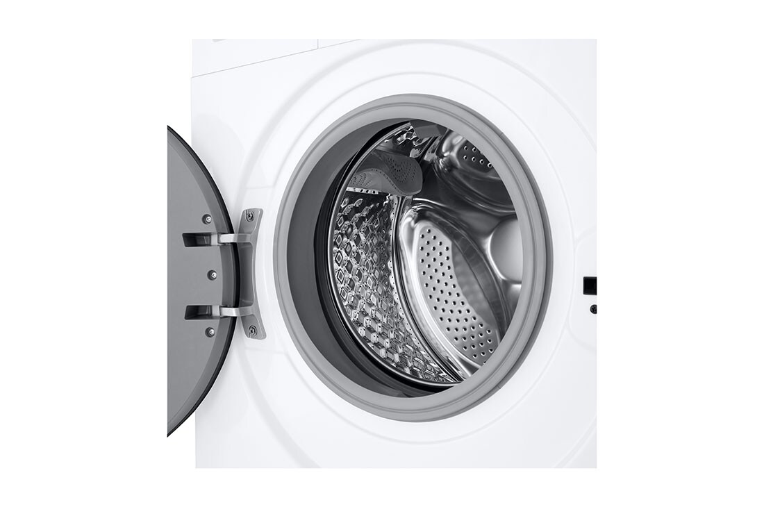 LG Lave-linge 9kg F4A1009NWK Blanc | AI DD™ | Steam+™ | TurboWash™ | 6 Motion DD , drum side view, F4A1009NWK, thumbnail 15