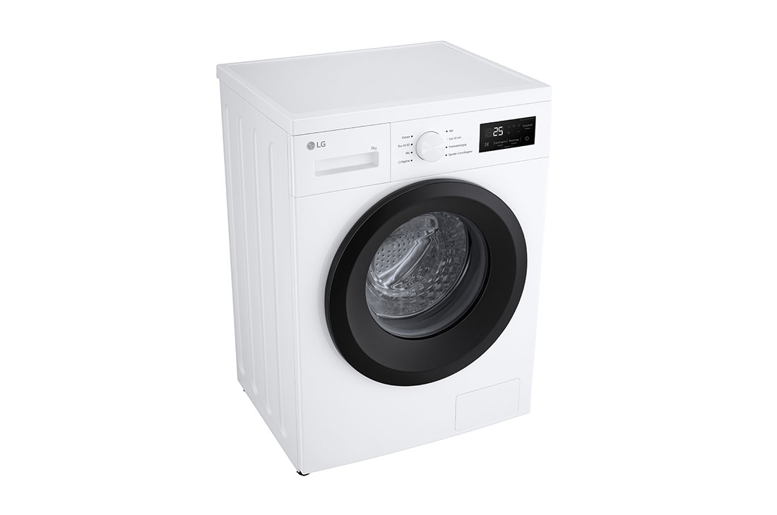 LG Lave-linge 9kg F4A1009NWK Blanc | AI DD™ | Steam+™ | TurboWash™ | 6 Motion DD , top left view, F4A1009NWK, thumbnail 9