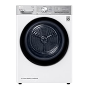 LG 9kg Sèche-linge RH90V9AV2QR Blanc | 6 Motion DD | ThinQ | Condenseur autonettoyant, vue avant, RH90V9AV2QR, thumbnail 1