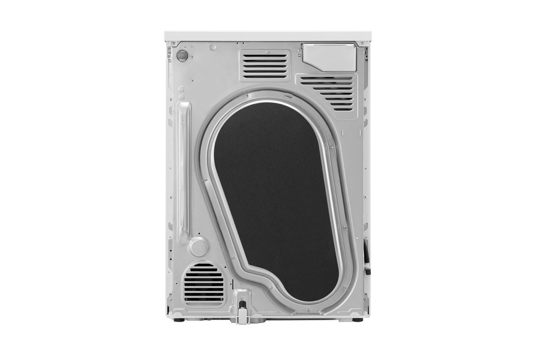 LG 9kg Sèche-linge RH90V9AV2QR Blanc | 6 Motion DD | ThinQ | Condenseur autonettoyant, vue arrière, RH90V9AV2QR, thumbnail 14