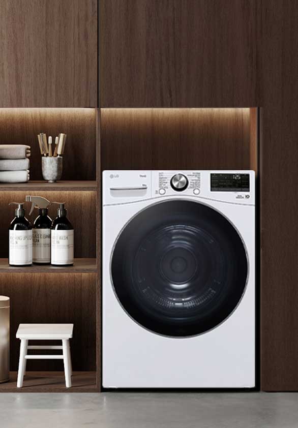 Sèche-linge LG dans un salon