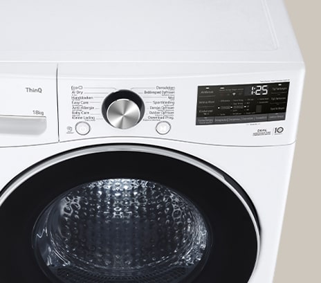 Affichage visible du sèche-linge LG