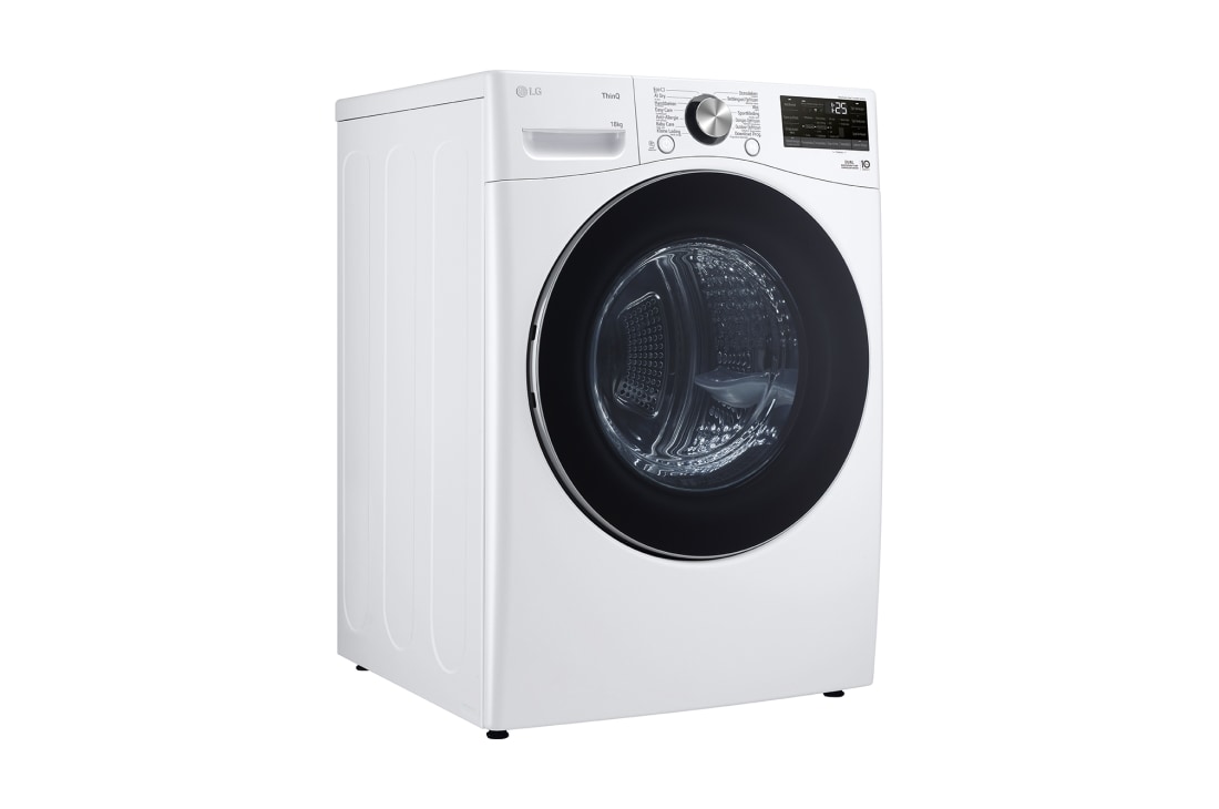 LG 18kg Sèche-linge RH18U8AVCW Blanc | DUAL Inverter Heat Pump™ | AI DD™ | Condenseur autonettoyant, LG 18kg Droger RH18U8AVCW Wit | DUAL Inverter Heat Pump™ | AI DD™ | Auto Cleaning Condenser | LG NL, RH18U8AVCW, RH18U8AVCW, thumbnail 3