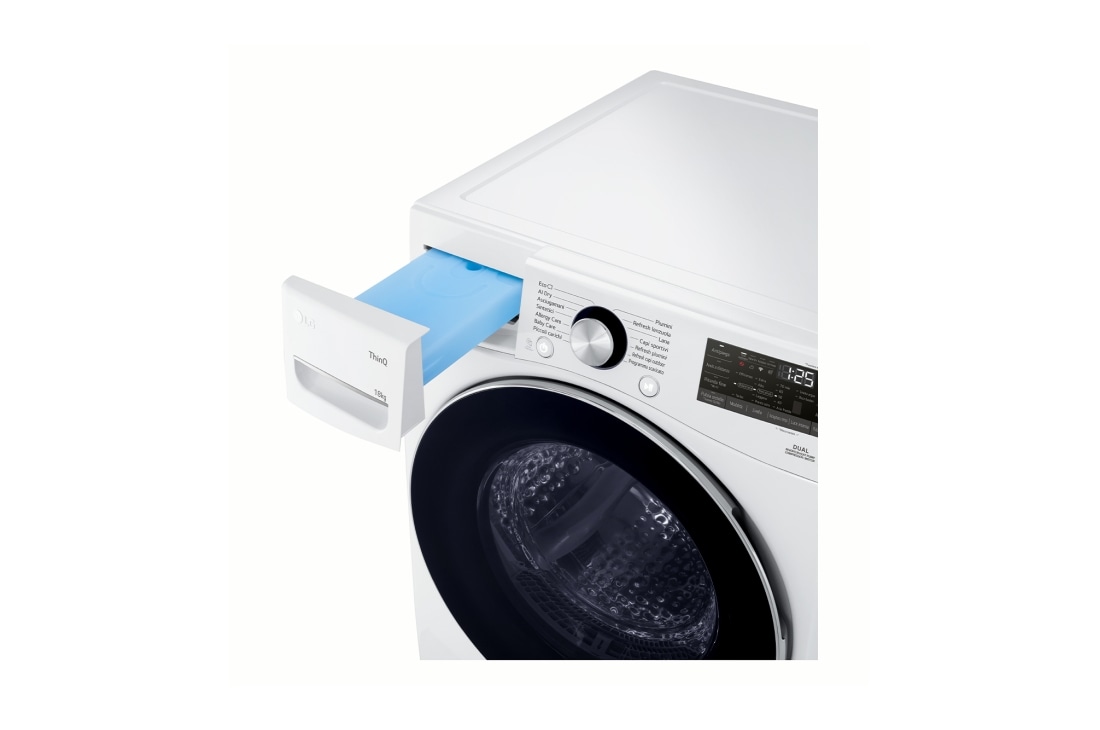 LG 18kg Sèche-linge RH18U8AVCW Blanc | DUAL Inverter Heat Pump™ | AI DD™ | Condenseur autonettoyant, LG 18kg Droger RH18U8AVCW Wit | DUAL Inverter Heat Pump™ | AI DD™ | Auto Cleaning Condenser | LG NL, RH18U8AVCW, RH18U8AVCW, thumbnail 7