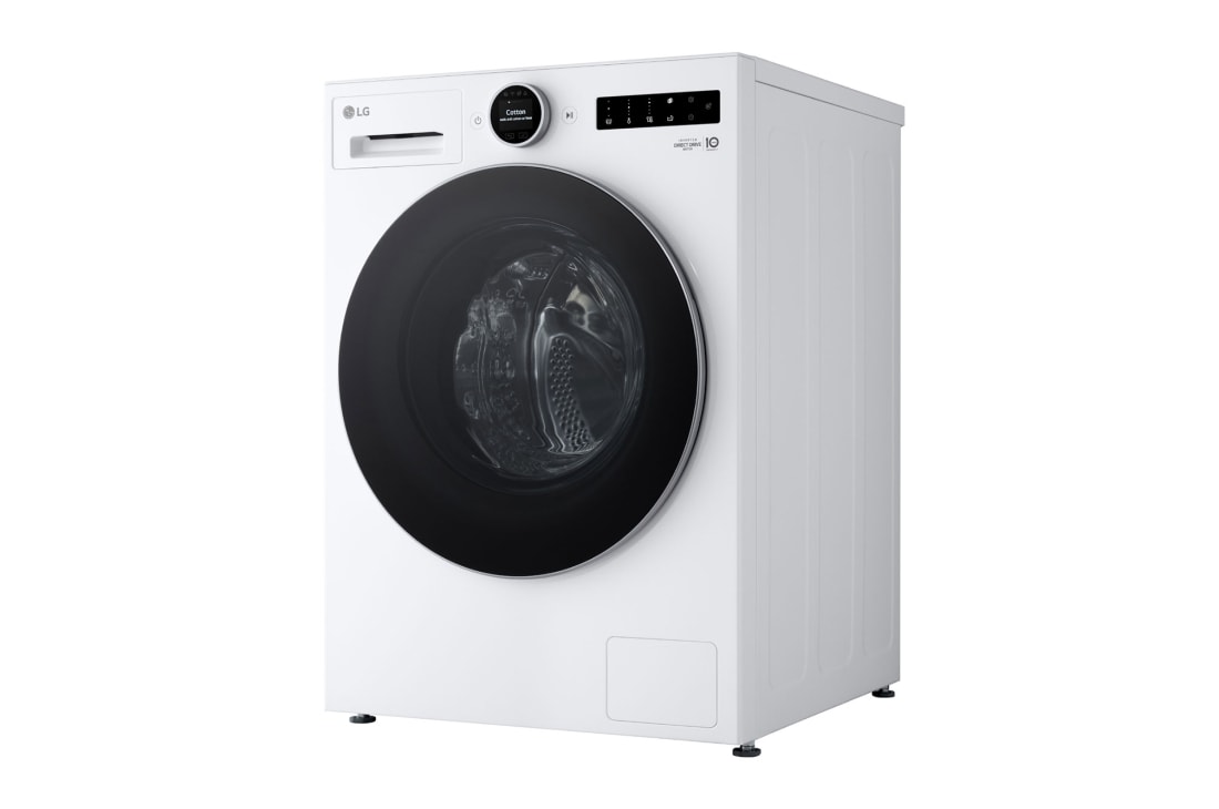 LG 9kg Lave-linge F4WX809Y Blanc | AI DD™ | Steam™ | TurboWash™ , Right, F4WX809Y, thumbnail 3
