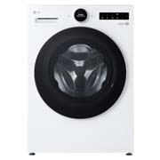 LG 11kg lave-linge F4WX801Y blanc | AI DD™ | Steam™ | TurboWash™ , front view, F4WX801Y, thumbnail 1