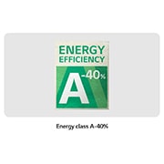 LG 11kg lave-linge  F4WX851Y blanc | AI DD™ | AI Wash | ezDispense™  , Energy label, F4WX851Y, thumbnail 11