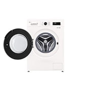 LG 8/5kg Lave-linge séchant Blanc | 6 motion DD™ | Steam™ | ThinQ™, Front view Door open, W4X1085NWB, thumbnail 2