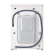 LG 8/5kg Lave-linge séchant Blanc | 6 motion DD™ | Steam™ | ThinQ™, Back view, W4X1085NWB, thumbnail 13