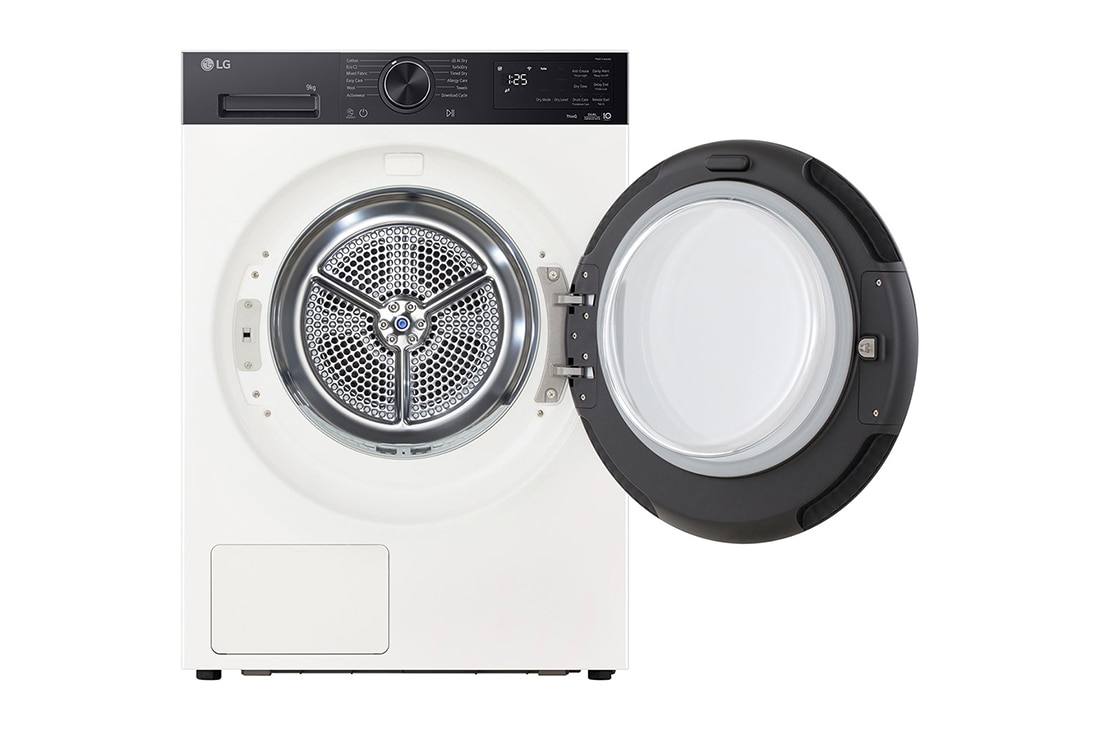 LG 9kg sèche-linge blanc | DUAL Inverter Heat Pump™ | Condenseur autonettoyant | Smart Pairing, FrontOpen, RHX5009THB, thumbnail 2