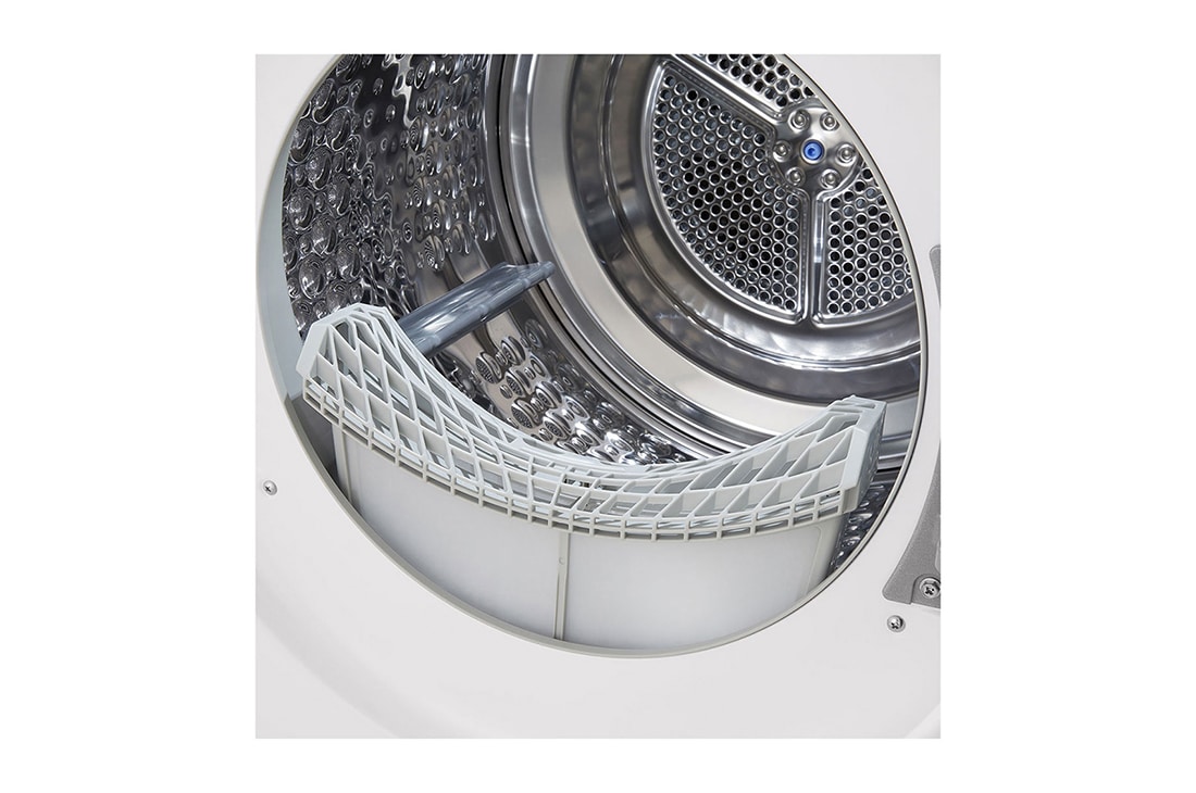 LG 9kg sèche-linge blanc | DUAL Inverter Heat Pump™ | Condenseur autonettoyant | Smart Pairing, Drum, RHX5009THB, thumbnail 7
