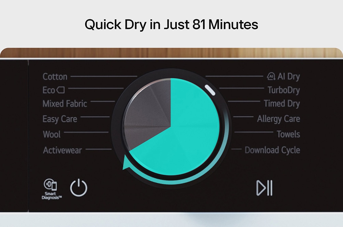 LG 9kg sèche-linge blanc | DUAL Inverter Heat Pump™ | Condenseur autonettoyant | Smart Pairing, DeeplearningAIDD, RHX5009THB, thumbnail 13