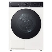 LG 9kg sèche-linge blanc | DUAL Inverter Heat Pump™ | Condenseur autonettoyant | Smart Pairing, Front, RHX5009THB, thumbnail 1