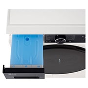 LG 9kg sèche-linge blanc | DUAL Inverter Heat Pump™ | Condenseur autonettoyant | Smart Pairing, LeftLowAngle, RHX5009THB, thumbnail 9