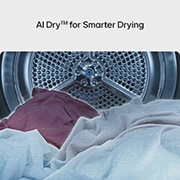 LG 9kg sèche-linge blanc | DUAL Inverter Heat Pump™ | Condenseur autonettoyant | Smart Pairing, LifeStyleA, RHX5009THB, thumbnail 15