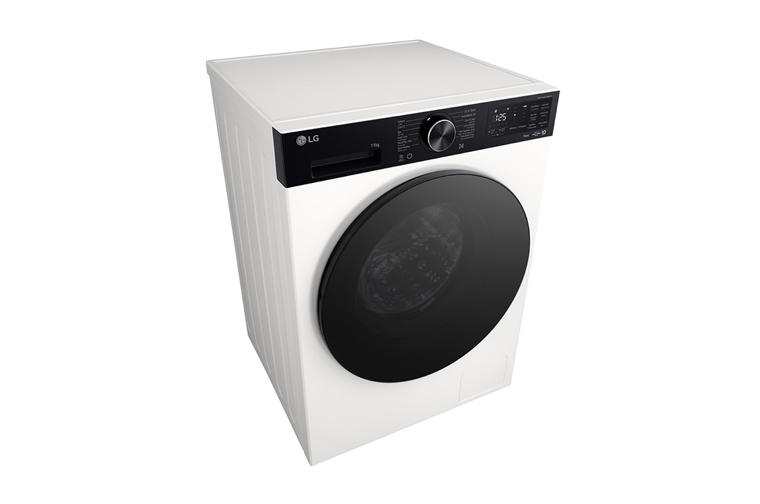 LG 11 kg lave-linge blanc | économique en énergie | AI DD™, side view, F4X5011THB, thumbnail 6