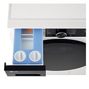 LG 11 kg lave-linge blanc | économique en énergie | AI DD™, side view, F4X5011THB, thumbnail 11
