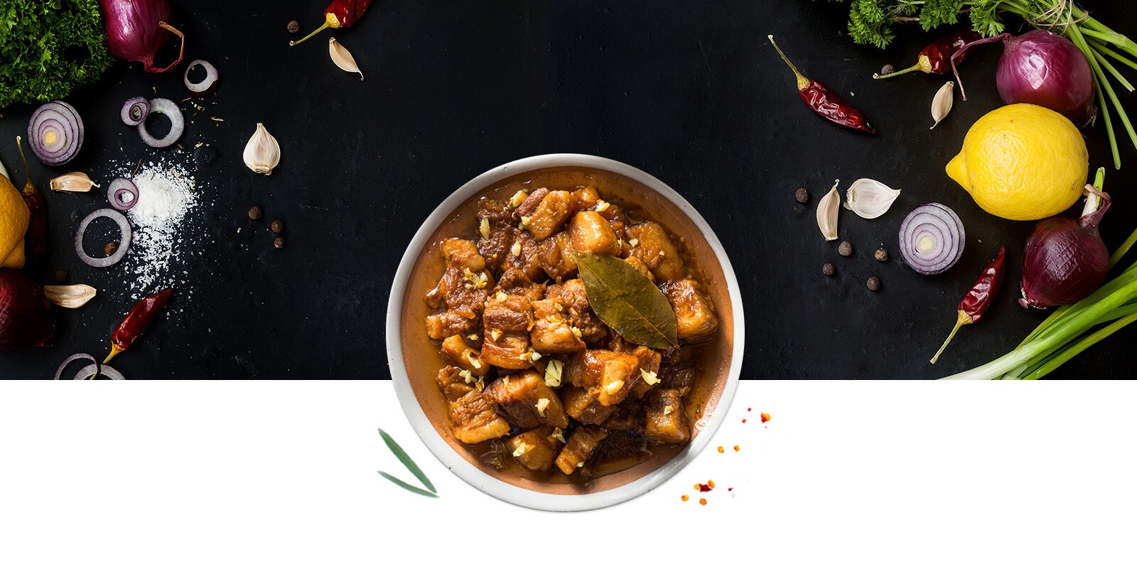 Poitrine de porc mijotée