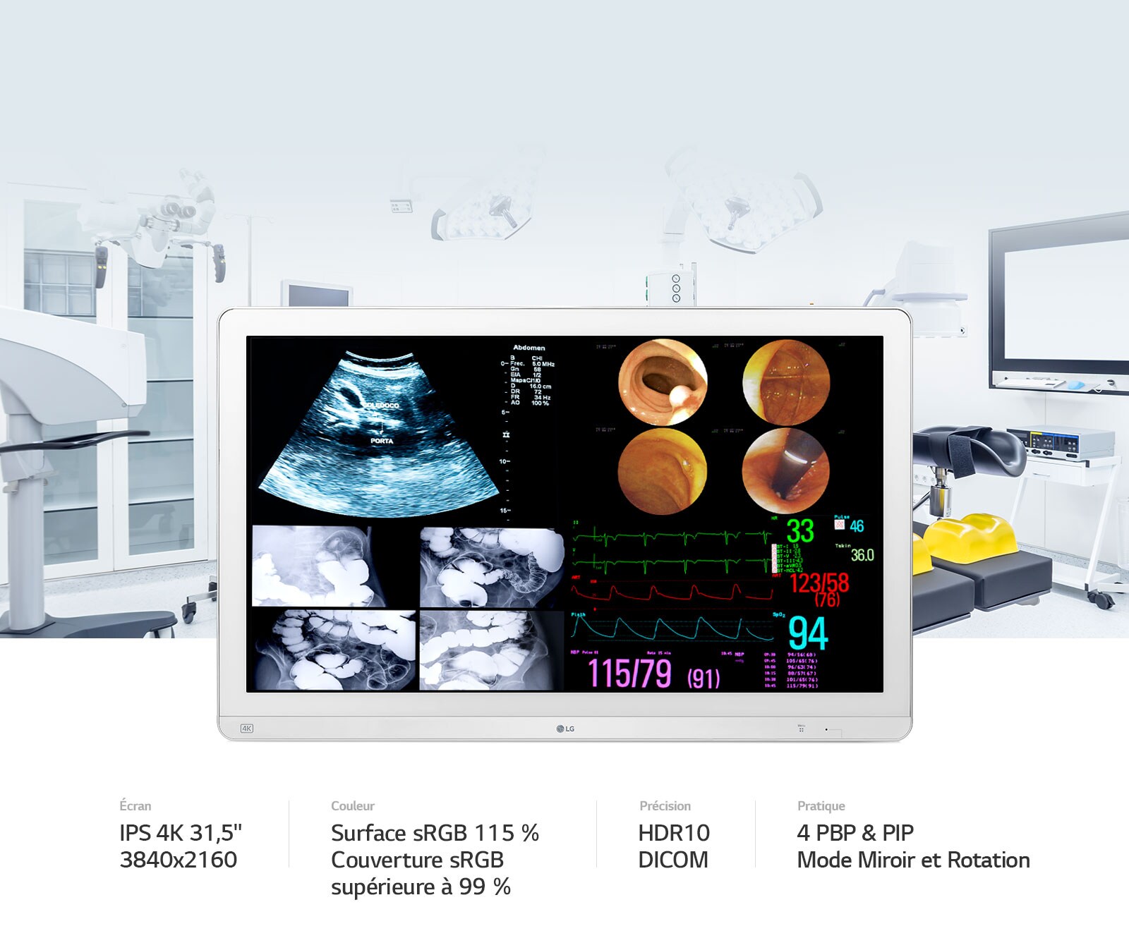 Un grand écran pour une chirurgie de précision1
