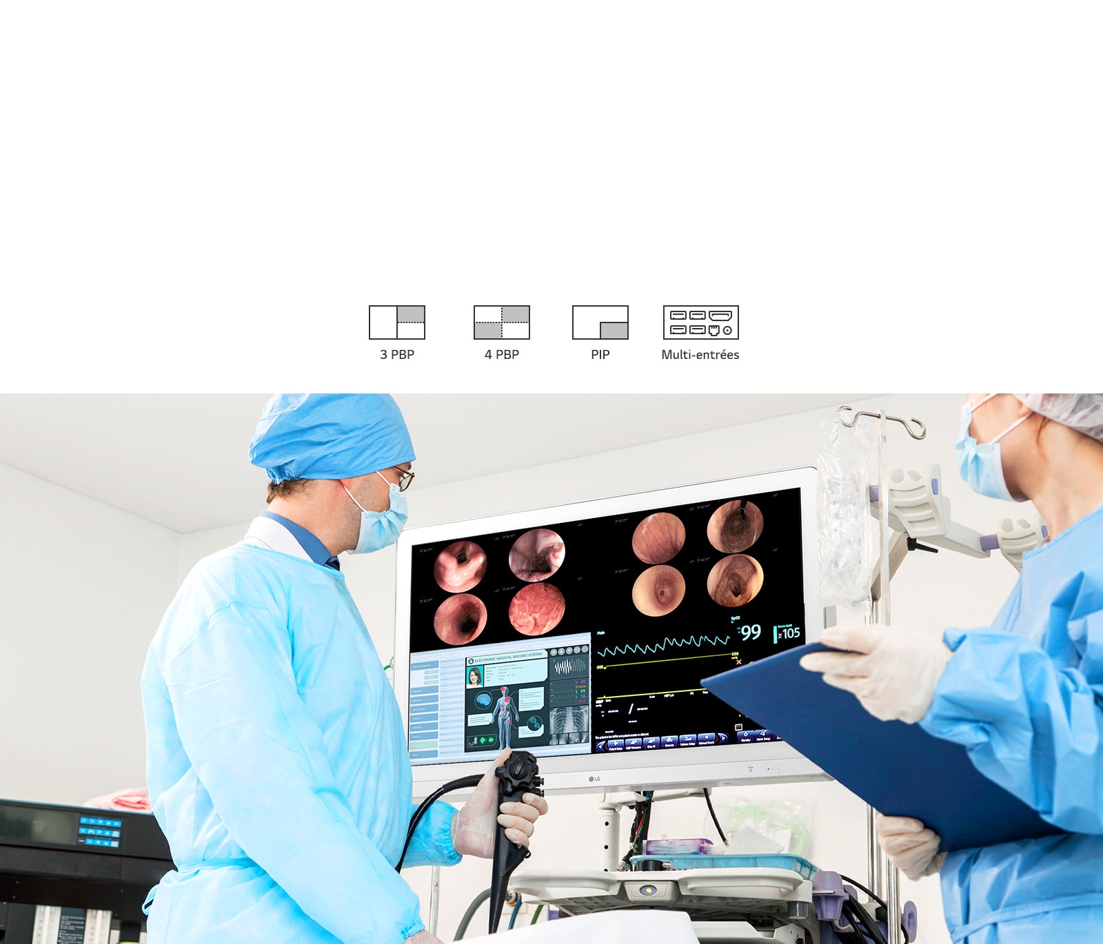 Signaux multiples sur un seul écran1