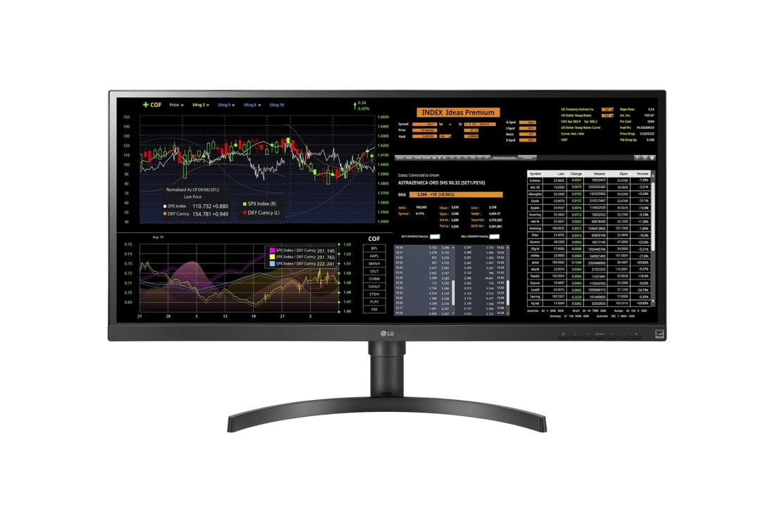 LG Client léger tout-en-un UltraWide™ de 34'' UW-FHD, font view, 34CN650W-AP