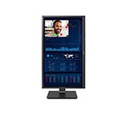 LG Client léger tout-en-un Full HD 23,8 po, vue avant de l’écran pivotant à +90 degrés, 24CQ651N-6N, thumbnail 14