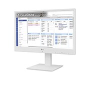 LG 24'' tout-en-un client léger pour les professionnels de la santé avec webcam et haut-parleur, vue latérale à -15 degrés, 24CR671N-2P, thumbnail 4