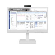 LG 24'' tout-en-un client léger pour les professionnels de la santé avec webcam et haut-parleur, vue avant avec webcam Full HD pousser-tirer, 24CR670N-6P, thumbnail 1