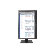 LG 24'' tout-en-un client léger pour webcam et haut-parleur, vue avant de l’écran pivotant à +90 degrés, 24CR661N-2P, thumbnail 14