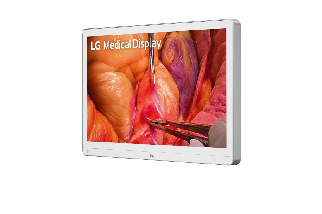 LG Moniteur chirurgical LG 4K Mini-LED 27&nbsp;pouces, vue de côté à -15&nbsp;degrés, 27HS714S-W, thumbnail 2