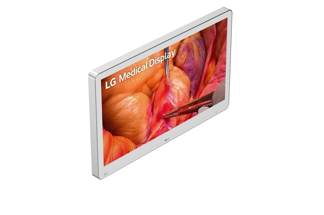 LG Moniteur chirurgical LG 4K Mini-LED 27&nbsp;pouces, vue arrière en perspective, 27HS714S-W, thumbnail 5