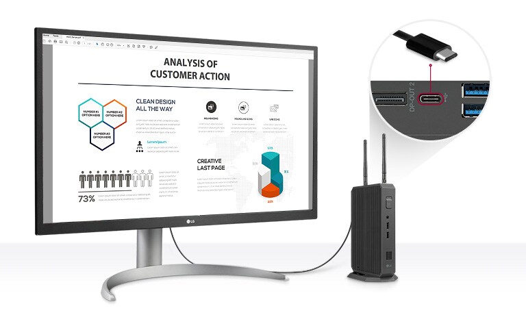 USB Type-C™ offre une connexion de haut niveau.