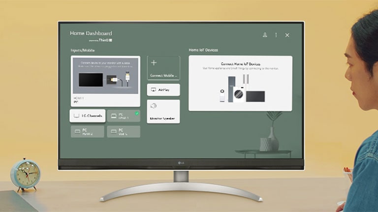 ThinQ Home Dashboard.