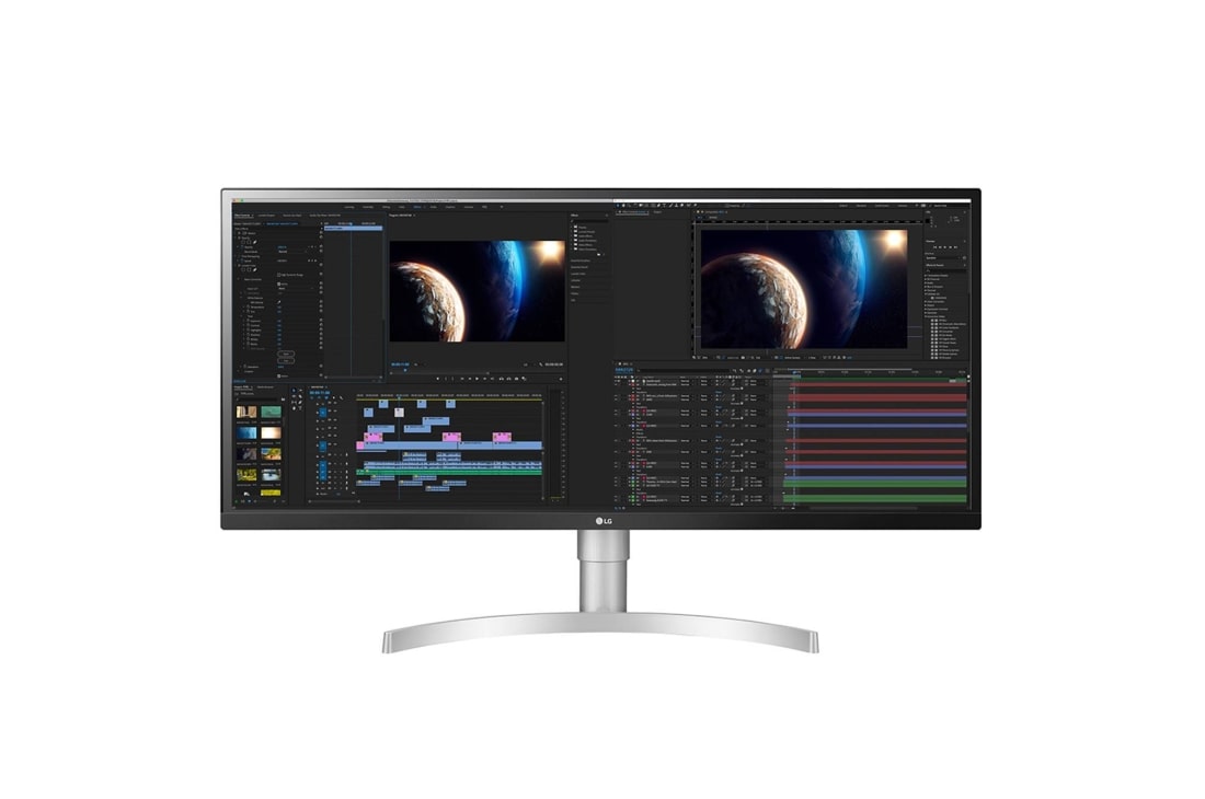 LG Écran incurvé UltraWide™ QHD (3440 x 1440) 34'' doté de la technologie Nano IPS, 34WL850-W