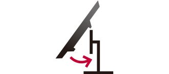 Installation sur pied en un clic pour une installation facile du moniteur sans aucun autre équipement.