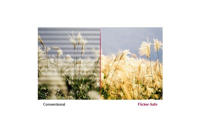 Absence de scintillemen