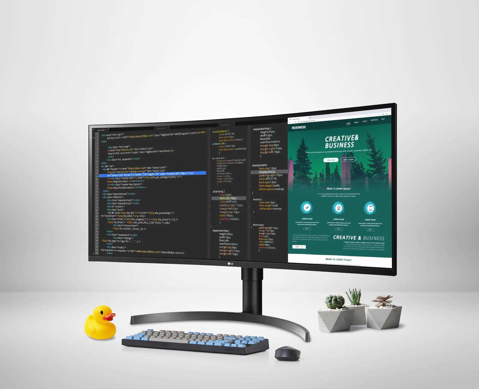 Le moniteur UltraWide de LG 35WN75C offre Espace de l’écran - 3440x1440 | UltraWide™QHD Couleur - sRGB à 99 % HDR - HDR10 Connectivité - USB-C™
