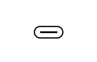 Pictogramme du port USB Type-C™.