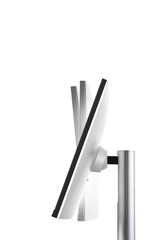 L’inclinaison du moniteur est réglable.