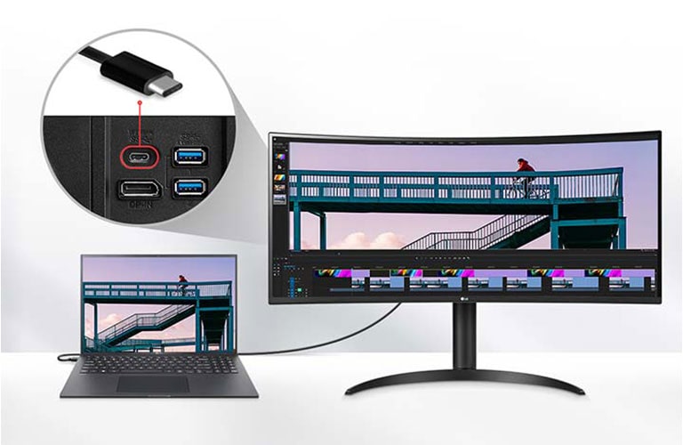 Ports USB Type-C™ pour une utilisation et une connectivité facilitées.