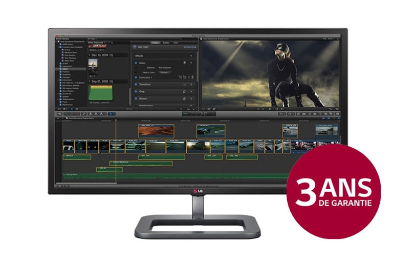 LG 31'' (78cm) | Moniteur LED IPS 4K | Résolution 4096x2160 | tps réponse 5ms | HDMIx2, DisplayPort, Mini DisplayPort, USB 3.0 | Haut-parleurs intégrés | Pied Pivot et Réglable en hauteur, 31MU97-B, thumbnail 1